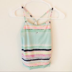 Ivivva Pastel Striped Tank Top